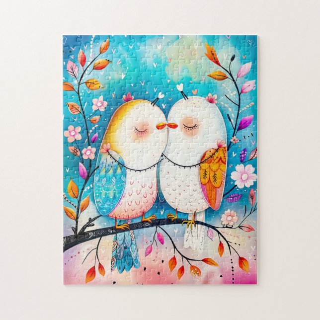 Two Birds in Love on a Branch (Vertikal)