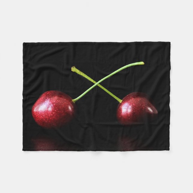 Two Cherries fbcna Fleecedecke (Vorderseite (Horizontal))
