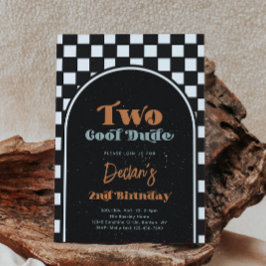 TWO Cool Dude First Birthday Invitation | Skate Einladung