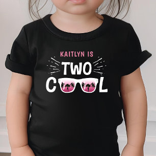 Two Cool Girls 2. Geburtstag Kleinkind T-shirt