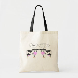 Two Cows Joke Bag Tragetasche