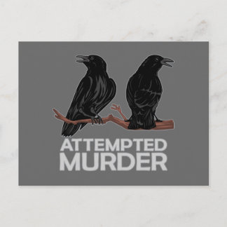 Two Crows = Attempfänger Postkarte