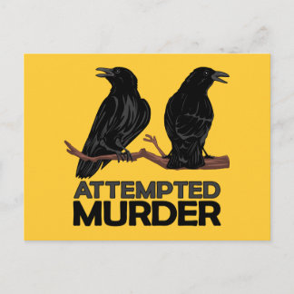 Two Crows = Attempfänger Postkarte