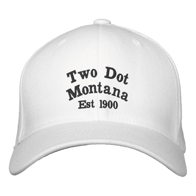 Two Dot Montana Hat Bestickte Baseballkappe (Vorderseite)