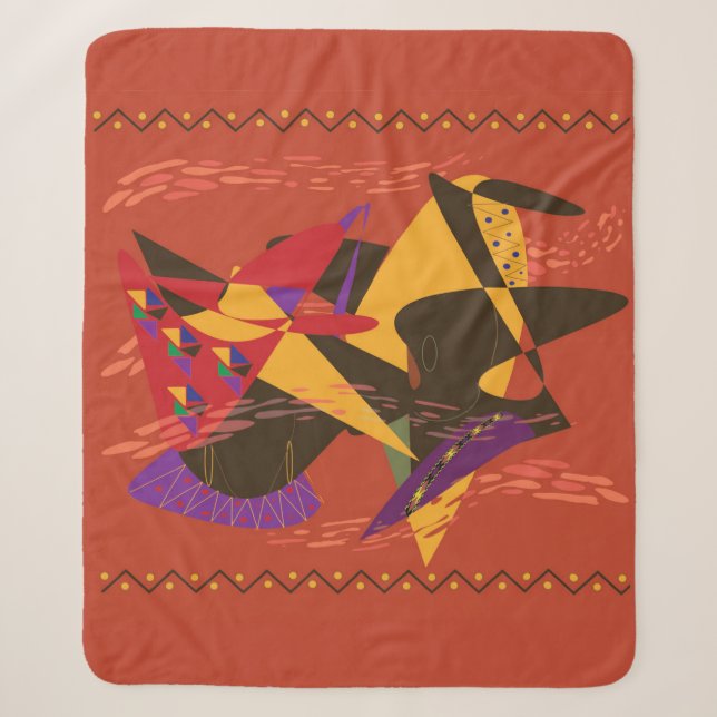  Two Elegant Black Women Sherpadecke (Vorderseite)