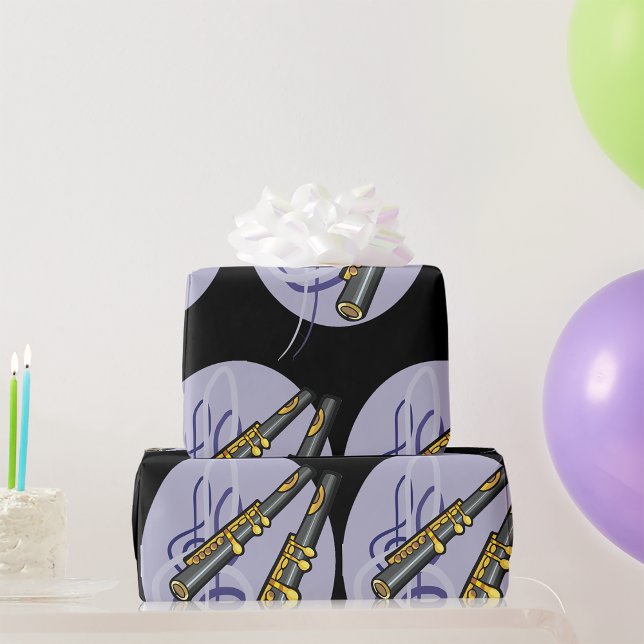 Two Flutes Wrapping Paper Geschenkpapier (Von Creator hochgeladen)
