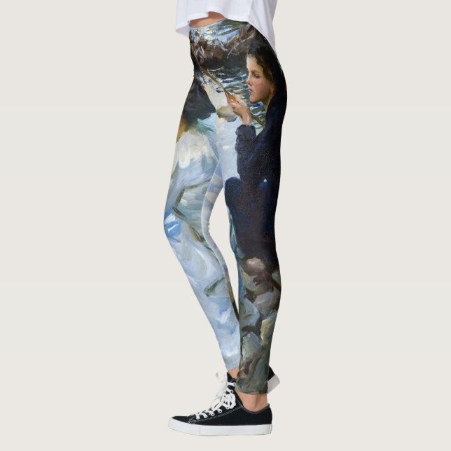 Two Girls Fishing, 1912 von John Singer Sargent Leggings (Links)