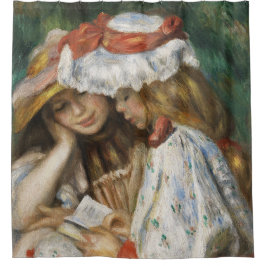 Two Girls Reading (c. 1890-1891) von Pierre-August Duschvorhang