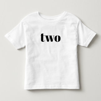 Two - Happy Birthday Shirt für Kinder