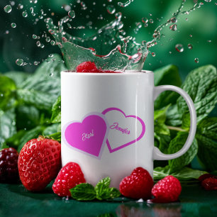 Two Hearts As One Combo Tasse