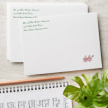 Two Hearts Catholic Wedding Invitation