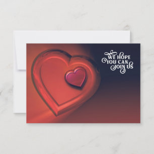 Two Hearts UAWG (Version 2) RSVP Karte