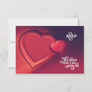 Two Hearts UAWG (Version 6) RSVP Karte