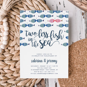 Two if By Sea Engagement Party Invitation Einladung