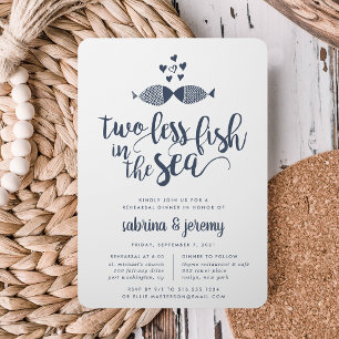 Two if By Sea   Rehearsal Dinner Invitation Einladung