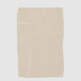 Two images of a light beige hand towel  golfhandtuch
