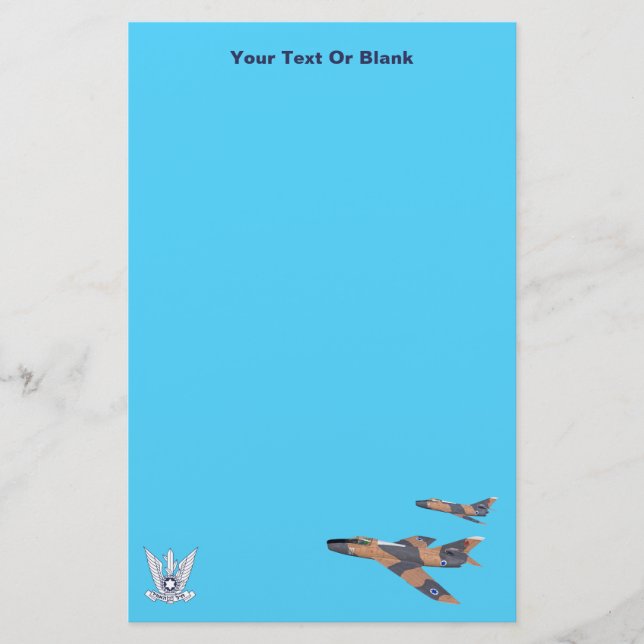 Two Israeli Supermysterien Briefpapier (Vorderseite)