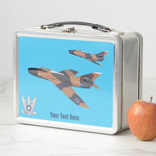 Two Israeli Supermysterien Metall Lunch Box (Beispiel)
