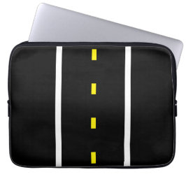 Two Lane Road Tablet Case (Black & White)