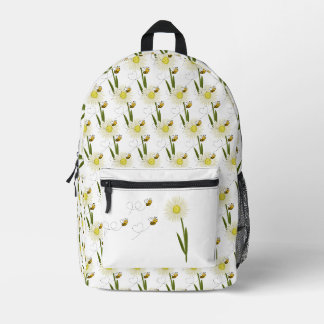 Two little and cute bees bedruckter rucksack