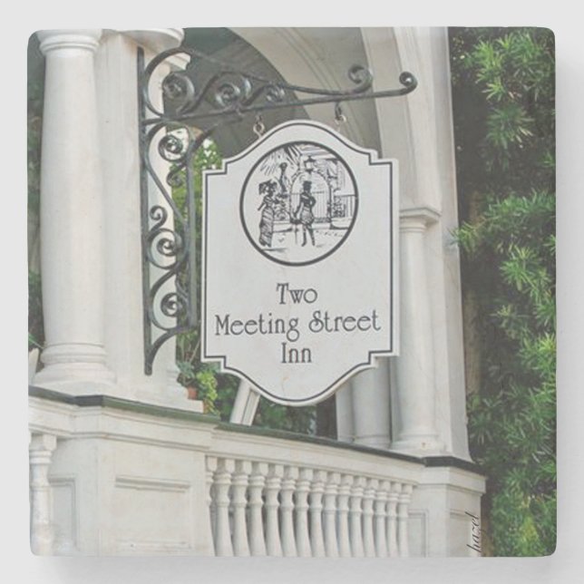 Two Meeting Street, Charleston Steinuntersetzer (Vorderseite)