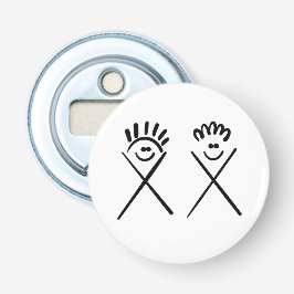 Two Minimal Friends Flaschenöffner