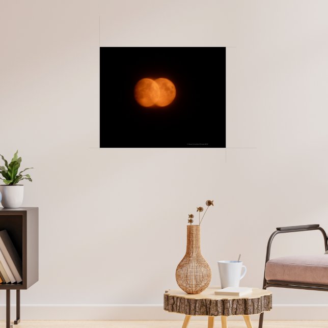 Two moons poster (Wohnzimmer 3)