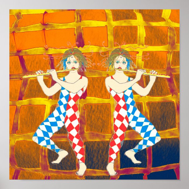 Two musicians poster (Vorne)