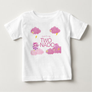 Two-Nado Geburtstag, 2. Geburtstagsfeier, Tornado Baby T-shirt