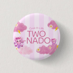 Two-Nado Geburtstag, 2. Geburtstagsfeier, Tornado Button