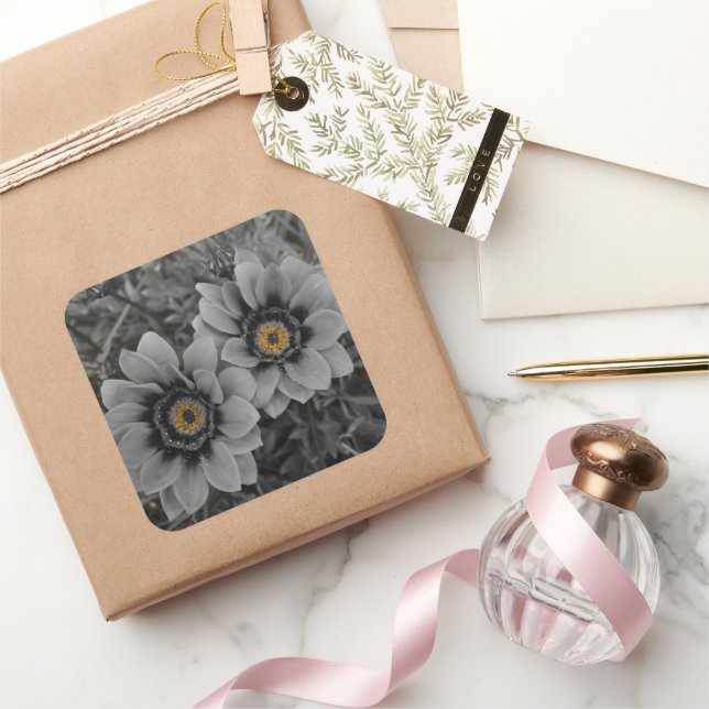 Two of a Kind Quadratischer Aufkleber (Schenken)