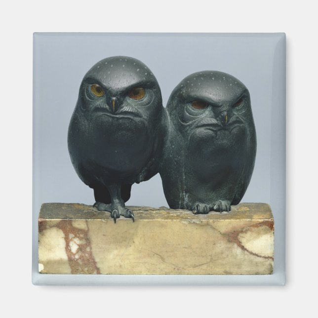 Two Owls, 1903-04 Magnet (Vorne)