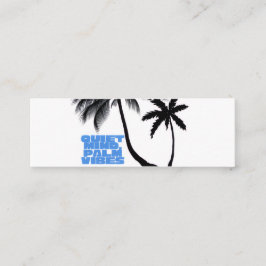 Two Palm Trees Wall Art | Tropical Minimalist Mini Visitenkarte