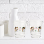 Two Photos | Happy Valentines Day | Couple Gift Schnapsglas<br><div class="desc">Two Photos | Happy Valentines Day | Couple Gift</div>