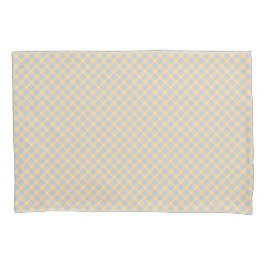 Two rectangular towels with a pastel plaid pattern kissenbezug