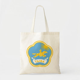Two-sided Tuvan Coat of Arms and Endless Knot tote Tragetasche