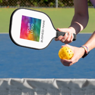 Two Sides Design Add Your Logo Here Company Pickleball Schläger
