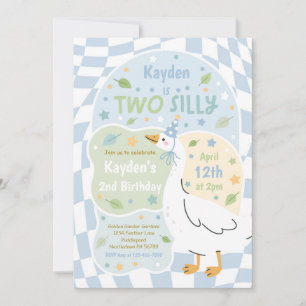 Two Silly Goose 2. Geburtstagsfeier FrühhingsGebur Einladung