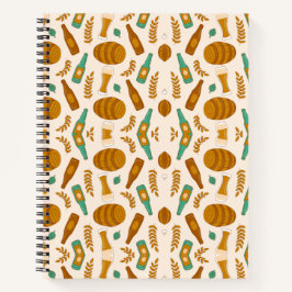 Two spiral-bound notebooks with a playful  notizbuch