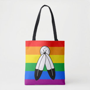 Two-Spirit-LGBTQ+-Stolzflagge Tasche
