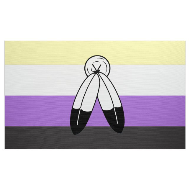 Two-Spirit Nonbinary-Stolzflagge Stoff (Yard (91,4 cm))