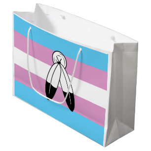 Two-Spirit Trans Pride-Flagge Große Geschenktüte