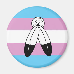 Two-Spirit Trans Pride-Flagge Magnet