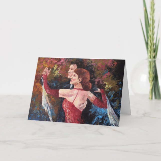 "Two to Tango" (leere Karte) Karte (Vorderseite)