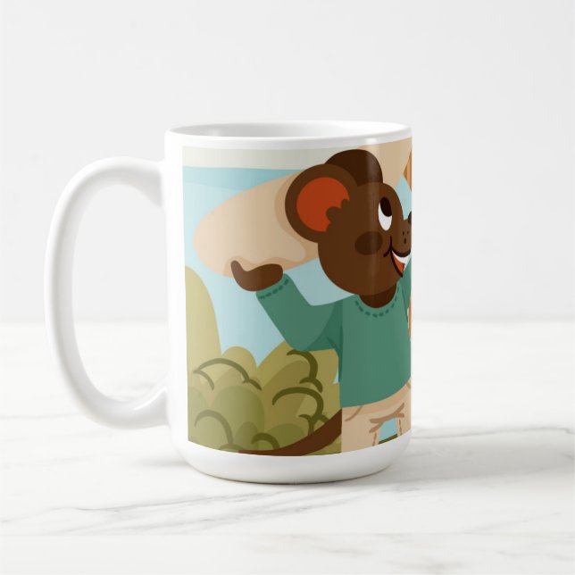 Two-Tone Artistic Touch Coffee Mug (Gauche)