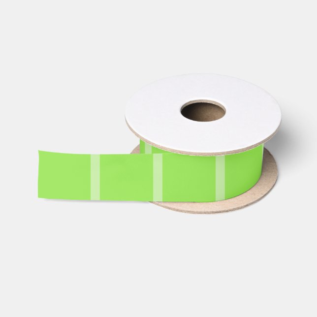 Two-Tone Green Striped Satinband (Spule)