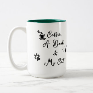 Two-tone Mug 15 oz (dark green) Zweifarbige Tasse