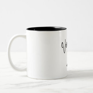 Two-Tone Zitat Tasse
