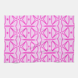 Two Toned Pink Pattern Kitchen Towels Geschirrtuch