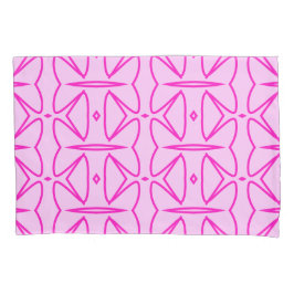 Two Toned Pink Pattern Pillowcase Kissenbezug